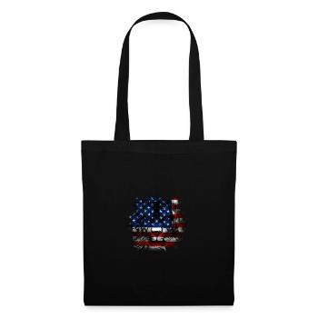 États-Unis - Sac en tissu - noir - Devant
