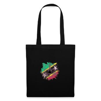 Saint Kitts and Nevis - Tote Bag - black - Front