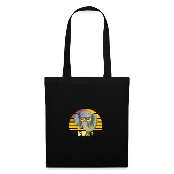 Nioué - Sac en tissu - noir - Devant
