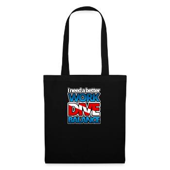 I need a better work dive balance MARE - Tote Bag - black - Front