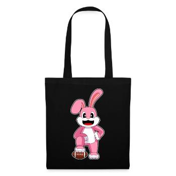 Rabbit American Football Sports - Tote Bag - black - Front