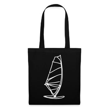 Windsurf Board Sketch - Tote Bag - black - Front