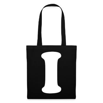 Large I Style Print | Point I | I Logo - Tote Bag - black - Front