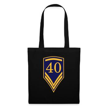 Gift for the 40th Birthday - 40 years - Tote Bag - black - Front