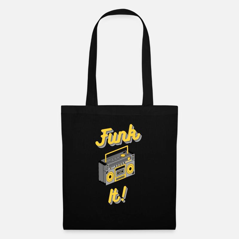 Funk It - Sac en tissu - noir