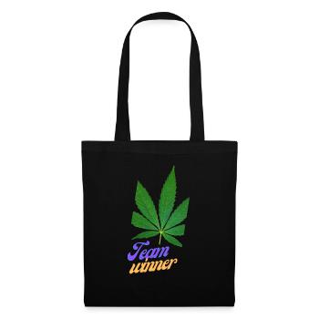 team winner, funny sayings, gift - Tote Bag - black - Front
