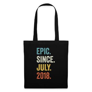 Epic Since July 2018 4. Geburtstag - Stoffbeutel - Schwarz - Vorne