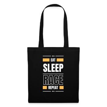 manger la course au sommeil répéter la course d’idées cadeaux en disant - Sac en tissu - noir - Devant