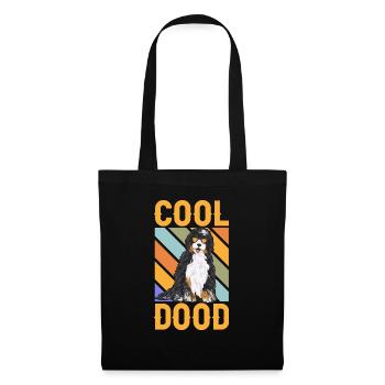 Bernedoodle Dog - Tote Bag - black - Front