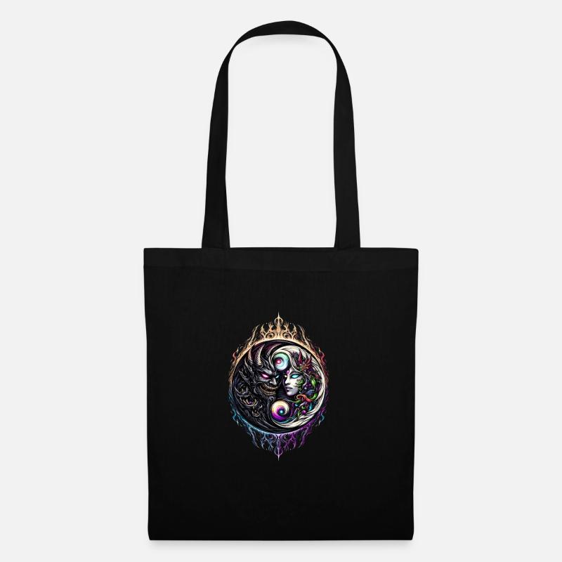 Eternal Duality Large - Tote Bag - black