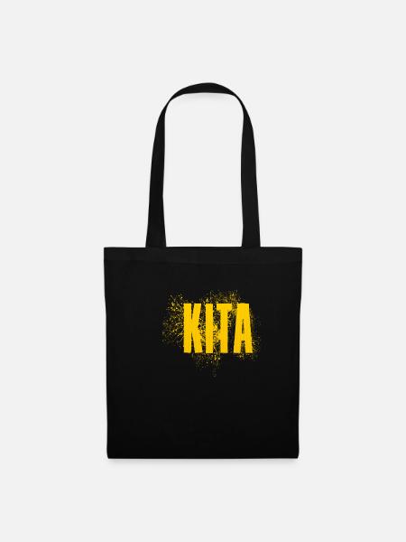 Kita - Stoffbeutel - Schwarz