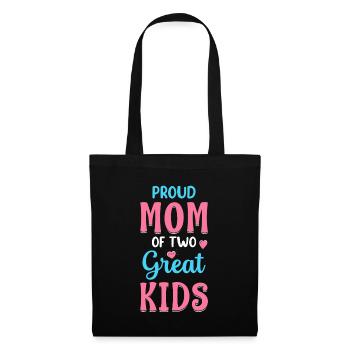 Proud Mom Of Two Great Kids Chaos Coordinator Mom - Tote Bag - black - Front