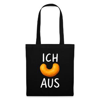 Lustiger Spruch Humor Ich Flip Aus Geschenkidee - Stoffbeutel - Schwarz - Vorne