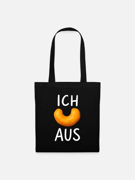 Lustiger Spruch Humor Ich Flip Aus Geschenkidee - Stoffbeutel - Schwarz