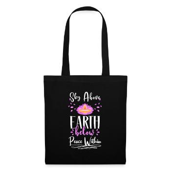 Meditation Mind Namaste Enlightenment - Tote Bag - black - Front