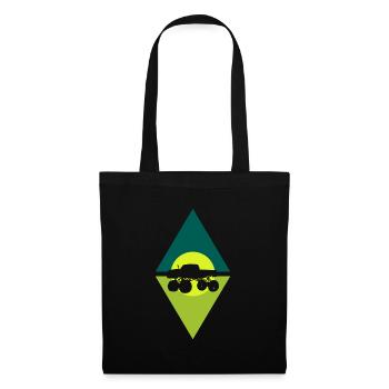 Monster Truck Tire Off-Road Vehicles - Tote Bag - black - Front