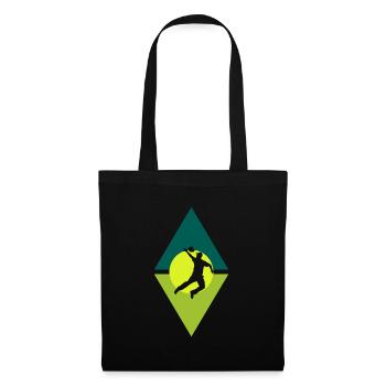 Sacs de jeu Cornhole - Sac en tissu - noir - Devant