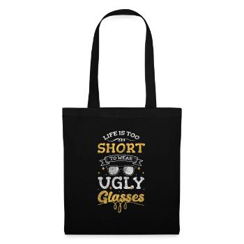 Glasses Accessory Lifestyle Student - Tote Bag - black - Front