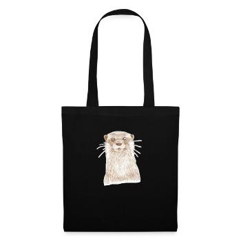 Loutre 2 12 07 2022 - Sac en tissu - noir - Devant