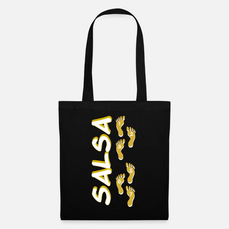 Salsa Empreinte Blanc - Sac en tissu - noir