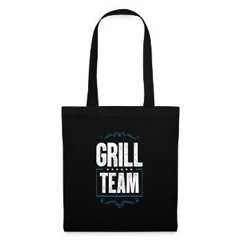 Grill Team - Stoffbeutel - Schwarz - Vorne