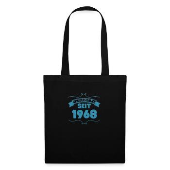 55. Geburtstag Geschenk Unwiderstehlich seit 1968 - Stoffbeutel - Schwarz - Vorne