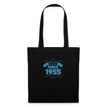 68th Birthday Party Gift Charming since 1955 - Tote Bag - black - Front