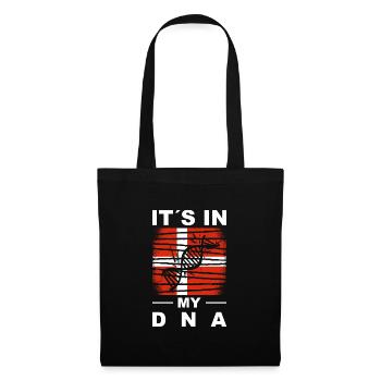 Denmark Flag Scandinavia Danish Flag Travel - Tote Bag - black - Front
