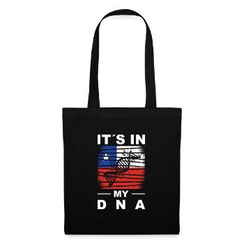 Chili Drapeau Amérique du Sud Drapeau Chili Vintage - Sac en tissu - noir - Devant