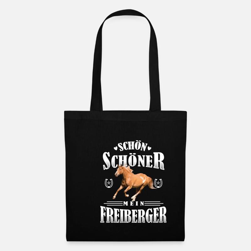 Schön Schöner Mein Freiberger - Stoffbeutel - Schwarz