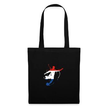 Pays-Bas Drapeau du Championnat du Monde Pays-Bas - Sac en tissu - noir - Devant