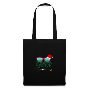 Noël en juillet - Sac en tissu - noir - Devant