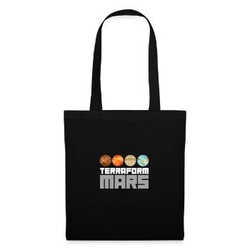 Occupy Mars Terraforming Retro Aeronautics Space - Tote Bag - black - Front