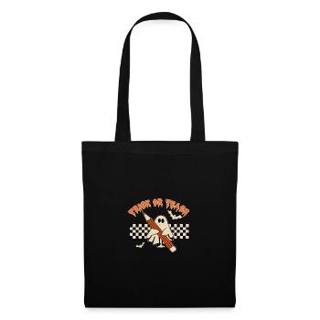 Halloween Trick ou Treat - Sac en tissu - noir - Devant