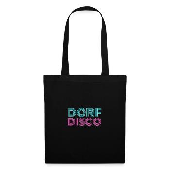 Dorf Disco Legenden Ackerparty - Stoffbeutel - Schwarz - Vorne