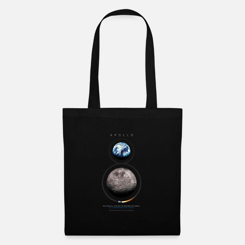 Apollo 8 - Tote Bag - black