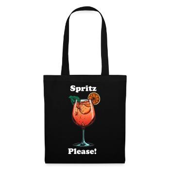 Spritz Please! - Stoffbeutel - Schwarz - Vorne