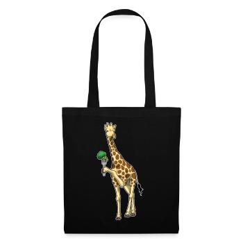 Giraffe Broccoli - Tote Bag - black - Front