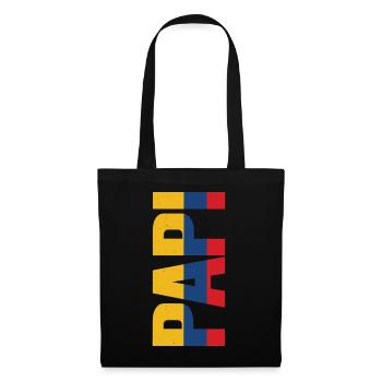 PAPI Colombia – Latin Dad Style in a Retro Look - Tote Bag - black - Front