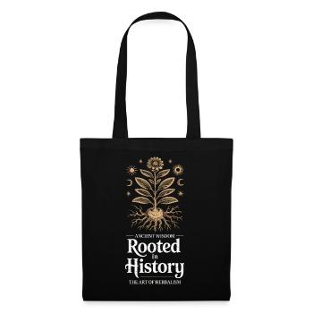 Rooted in History Herbal Wisdom - Tote Bag - black - Front
