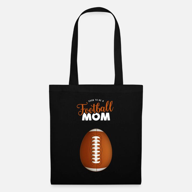 Fußball Mom - Stoffbeutel - Schwarz