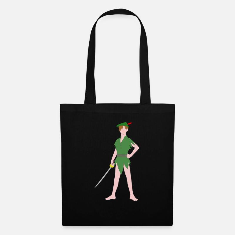 peter pan 31644 1280 - Stoffbeutel - Schwarz