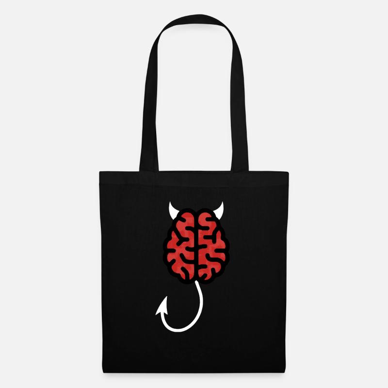 brain devil - Tote Bag - black