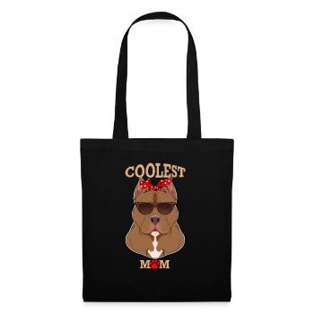 Chien le plus cool Maman I Pitbull Maman I Pitbull - Sac en tissu - noir - Devant