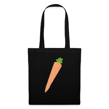 Carrot Carrot Vegetable Health Vegan Gift - Tote Bag - black - Front
