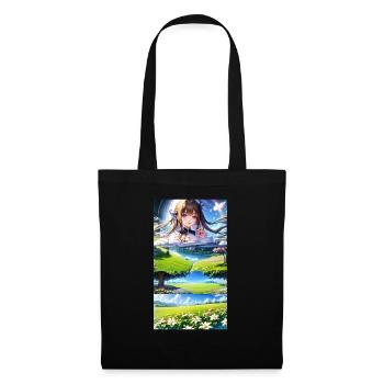 Landscape with 4 Areas, Generative AI - Tote Bag - black - Front