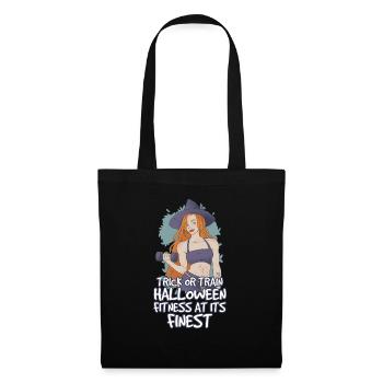 Trick Or Train Anti Halloween Fitness - Tote Bag - black - Front