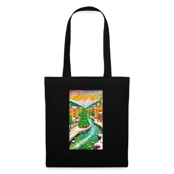 Winterdorf Winter Village - Tote Bag - black - Front