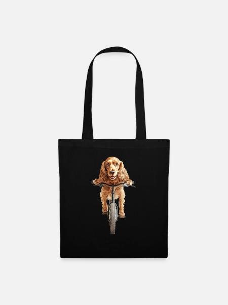 Cocker Spaniel - Stoffbeutel - Schwarz