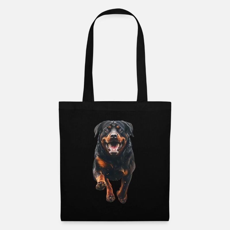 Rottweiler - Stoffbeutel - Schwarz